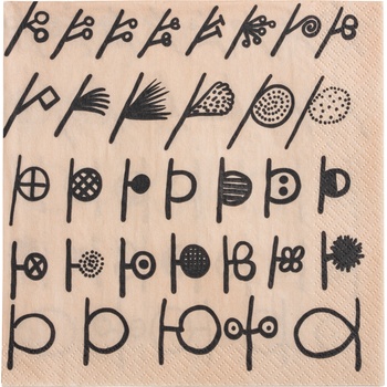 Iittala Хартиени салфетки Oiva Toikka Twig 33 x 33 см (1064655)