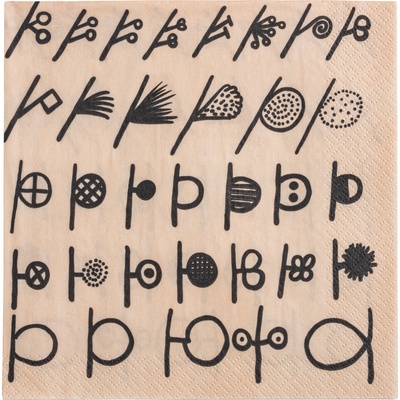 Iittala Хартиени салфетки Oiva Toikka Twig 33 x 33 см (1064655)