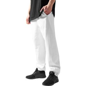 Urban Classics Мъжко изчистено долнище в бял цвят Urban Classics TB014BMODEL291 SALE - , размер 3XL