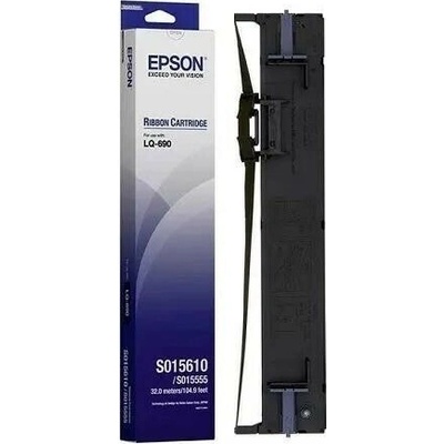 Epson C13S015610, čierna, originálna farbiaca páska