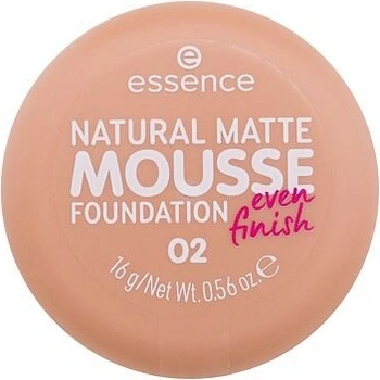 essence NATURAL MATTE MOUSSE pěnový make-up 02 16 g