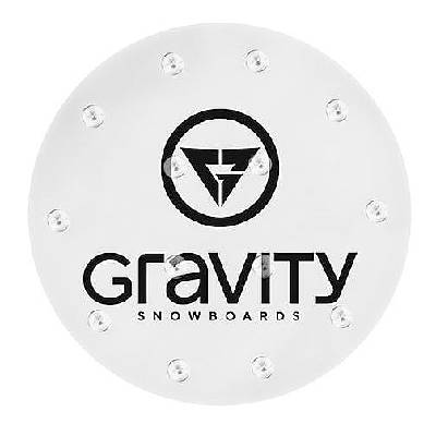 grip Gravity Icon Mat - Clear/Black one size