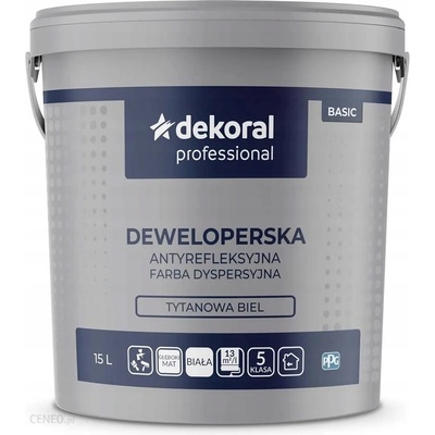 Dekoral Developerská 15 l bílá matná