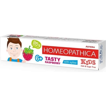 ASTERA Паста за зъби ASTERA HOMEOPATHICA KIDS 6+ Raspberry 50 мл (а-2010-000716_7)