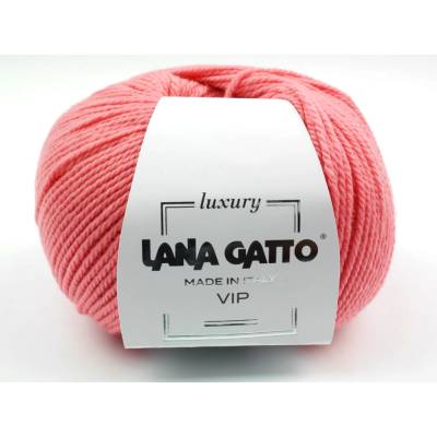 Lana Gatto pletací příze vlna merino kašmír VIP starorůžová