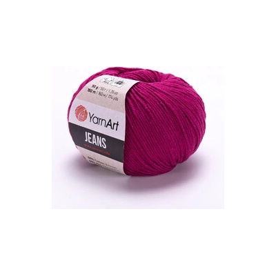 YarnArt Jeans 91 - fuchsiově fialová