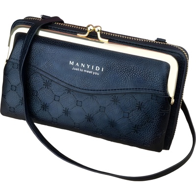 HARAHU Crossbody Peňaženka LE-25216 Čierna