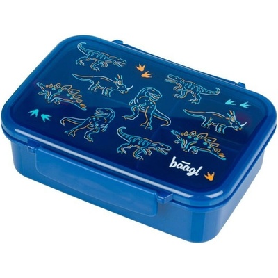 Baagl A-34479 Dino desiatový box s priehradkami 18,4 x 13,5 x 5,7 cm