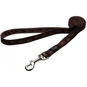 Rogz Alpinist Fixed Lead X-Large-Повод за кучета 25мм/-1, 2 метра, кафяв шоколад