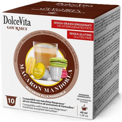 Dolce Vita Капучино Dolce Vita с вкус на макарони за капсули Nespresso® 10 бр