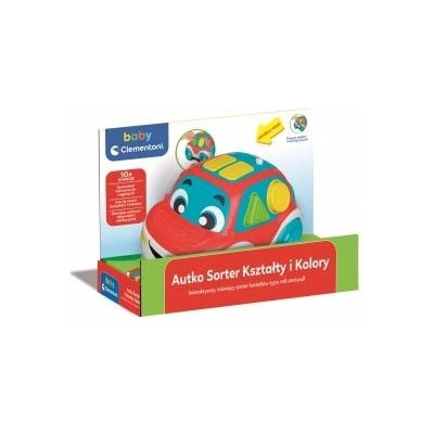 Clementoni Interactive Shape and Color Sorting Car (Polish & English Language) Clementoni 50808