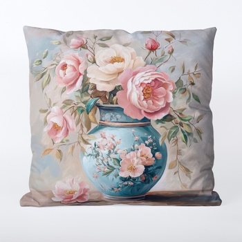 Takoy nepremokavý polyester tyrkysová elegancia-HT-00335 45 x 45 cm