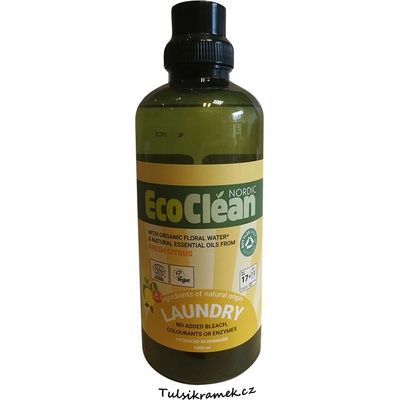 Eco Clean Nordic APS Eco Clean tekutý prací prostředek Svěží citrus 1 l