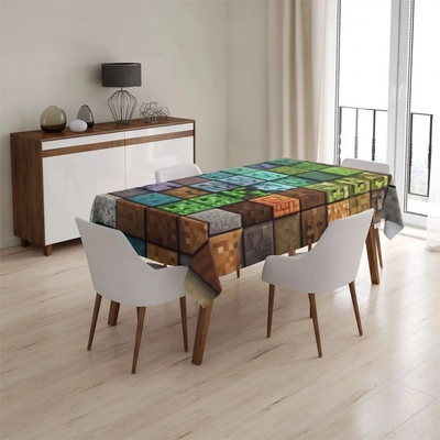 Sablio Ubrus Blocks Abstract 130x130cm