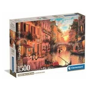 Clementoni -CLE puzzle 1500 Compact Venezia 31743