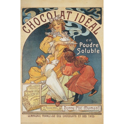 Plagát, Obraz - Chocolat Idéal Chocolate Advert, 61 × 91.5 cm