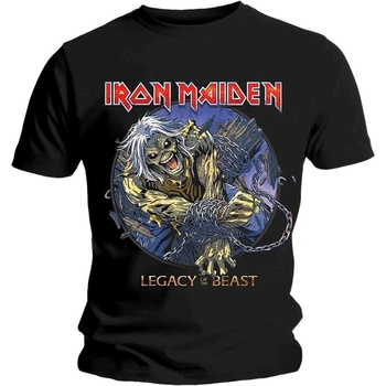 Iron Maiden Риза Eddie Chained Legacy Unisex Black S (IMTEE87MB01)