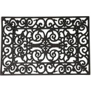 ESSCHERT DESIGN BEST FOR BOOTS obdelníková s ornamenty černá 70 x 45 cm