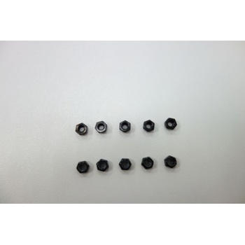 SWORKz ocelová samojistná matka M3 černá 10 ks