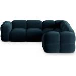 Cosmopolitan Design Тъмносин кадифен ъглов диван Loretto - Cosmopolitan Design (COS_COR_120_F1_LORETTO5)
