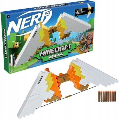 Raketomet NERF Minecraft se zvukovým zásobníkem na 8 šipek
