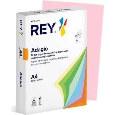 REY kancelársky papier A4 80 g pastelový ružový