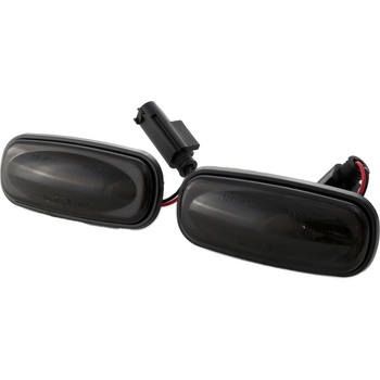 Диодни мигачи за калник за Landrover Discovery 2 (1999-2004), Freelander 1 (1998-2002), Defender - опушени с бягащ мигач (SA065D)