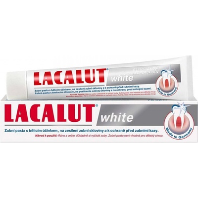 Lacalut White alpenminze zubná pasta 75 ml
