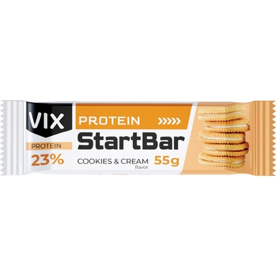 Vix proteinová tyčinka Start Bar Cookie&Cream 55 g