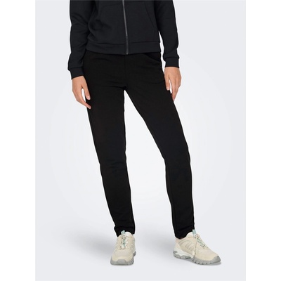 Only Play Анцуг Only Play Women's Mid-Waist Open Hem Fleece Joggers - Black