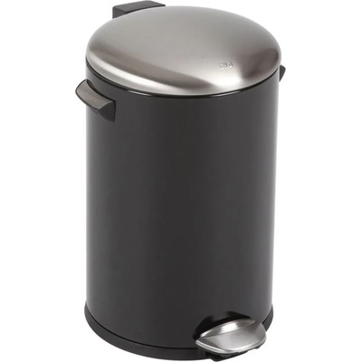 EKO 12 л. черен кош за отпадъци с педал ЕКО от серия belle deluxe (eko921712black)