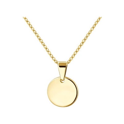 Šperky4U Personalizovaný zlacený ocelový náhrdelník OPD1003-14