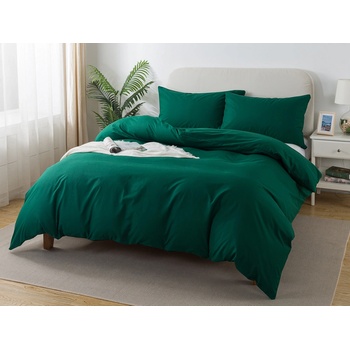 Xpose bavlna renforcé obliečky Evita tmavo zelené 140x220 70x9