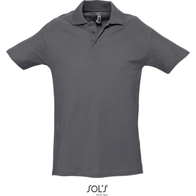 Sol´s Collection polokošile Spring II krátký rukáv COT-25136235601 šedá mouse