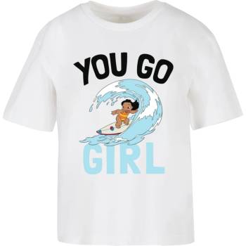 MERCHCODE Тениска Lilo & Stitch You Go Girl Tee white XXLUB-MC1241-00220 - , размер XS