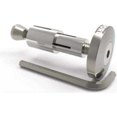 závaží řídítek Bar Ends 2 s konusem pro vnitřní průměr 13 a 18 mm (vnější 22 a 28,6 mm), OXFORD (stříbrné, pár) M003-102