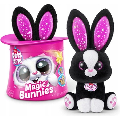 Zuru Pets Alive Magic Magický králik v klobúku ružový 9549