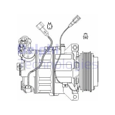 Kompresor, klimatizace DELPHI CS20482
