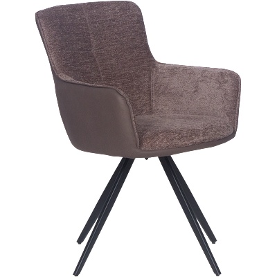 Carmen Трапезен стол pendle - средно кафяв xv