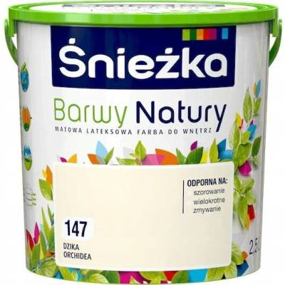 ŚNIEŻKA NATURE emulzní interiérová barva 147 Divoká orchidej mat 2,5 l