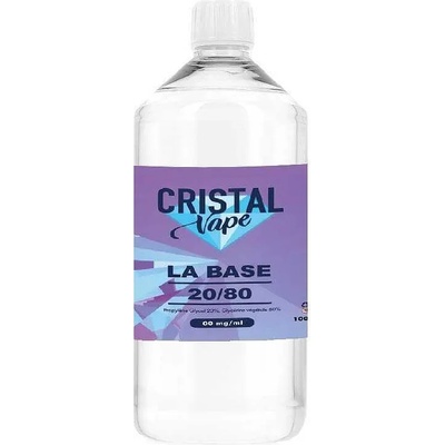 Cristal Vape Base 20/80 1 litre - Cristal Vape