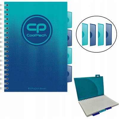 CoolPack Sešit A4 s mřížkou