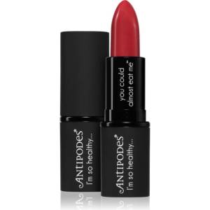 Antipodes Moisture-Boost Natural Lipstick подхранващо червило цвят Remarkably Red 4 гр