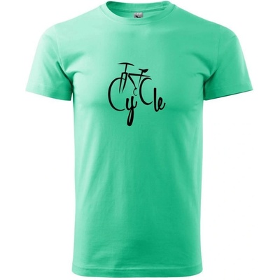 Cycle bicykel tričko mätové
