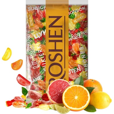 Roshen Citrus Mix tvrdé citrusové 1 kg