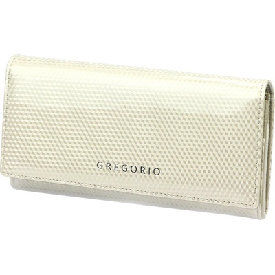 Gregorio CB-102 béžová lakovaná peňaženka pre ženy