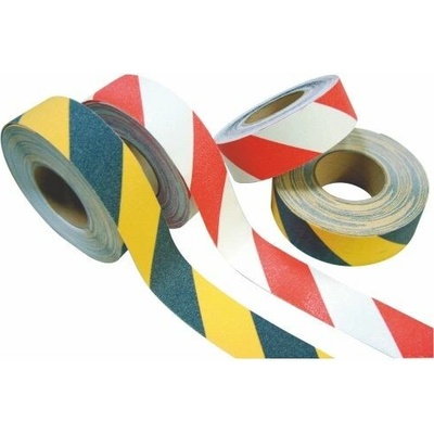 PROTISKLUZOVÁ PÁSKA 102 MM X 18,3 M - ČERNOŽLUTÁ