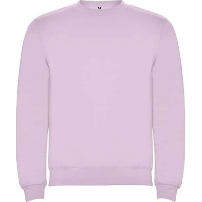 Clasica detský sveter s výstrihom crewneck svetloružová