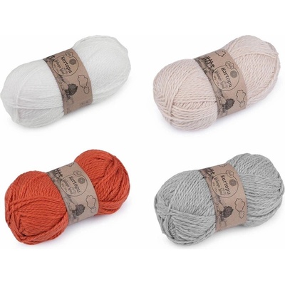 Pletací příze Melange Wool 100 g - 3 (855) béžová světlá