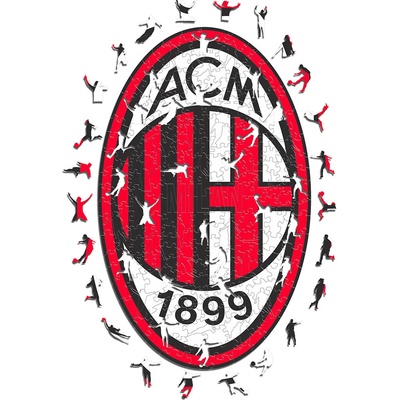 Fan-shop Dřevěné AC MILAN Crest 270 dílků